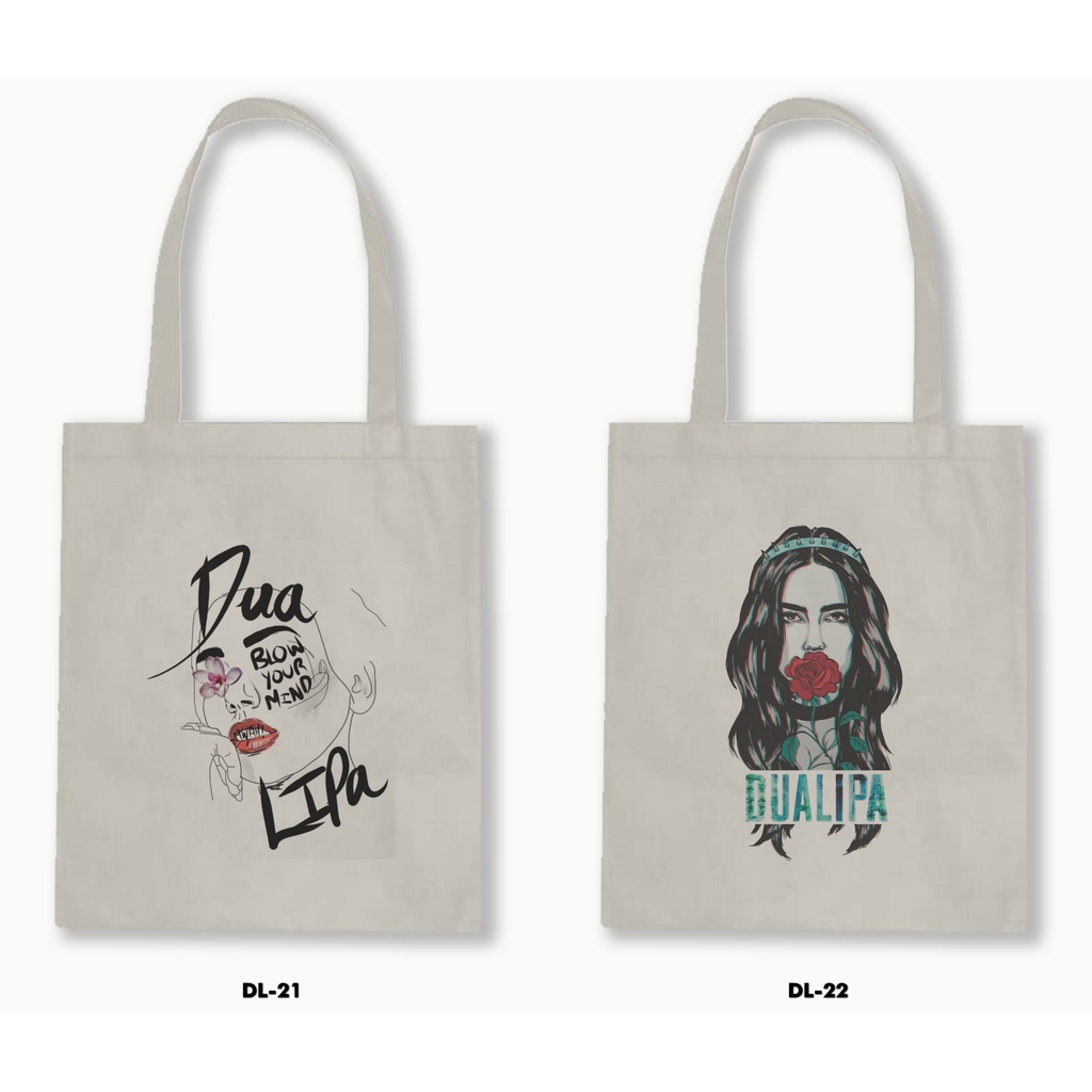 TOTE BAG BLACU - DUA LIPA 02