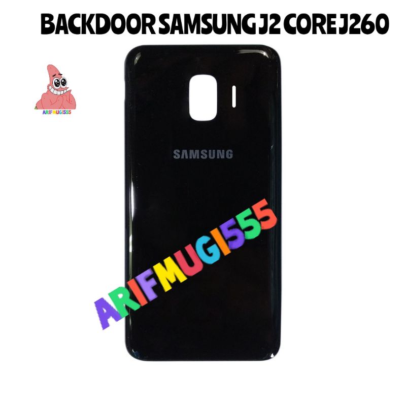 BACKDOOR BACK DOOR KESING CASING HOUSING TUTUP BELAKANG SAMSUNG GALAXY J2 CORE J260 ORIGINAL