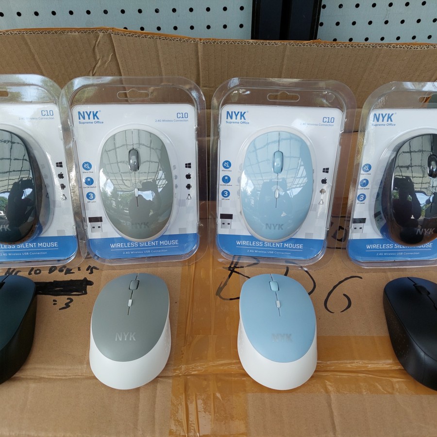 NYK Supreme C10 Mouse Wireless 2.4G Silent Click