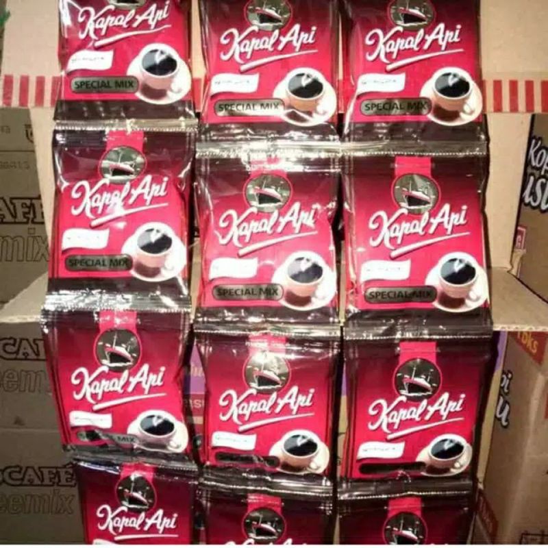Jual kopi Kapal api spesial mix isi 10 sachet 25 gram rencengan