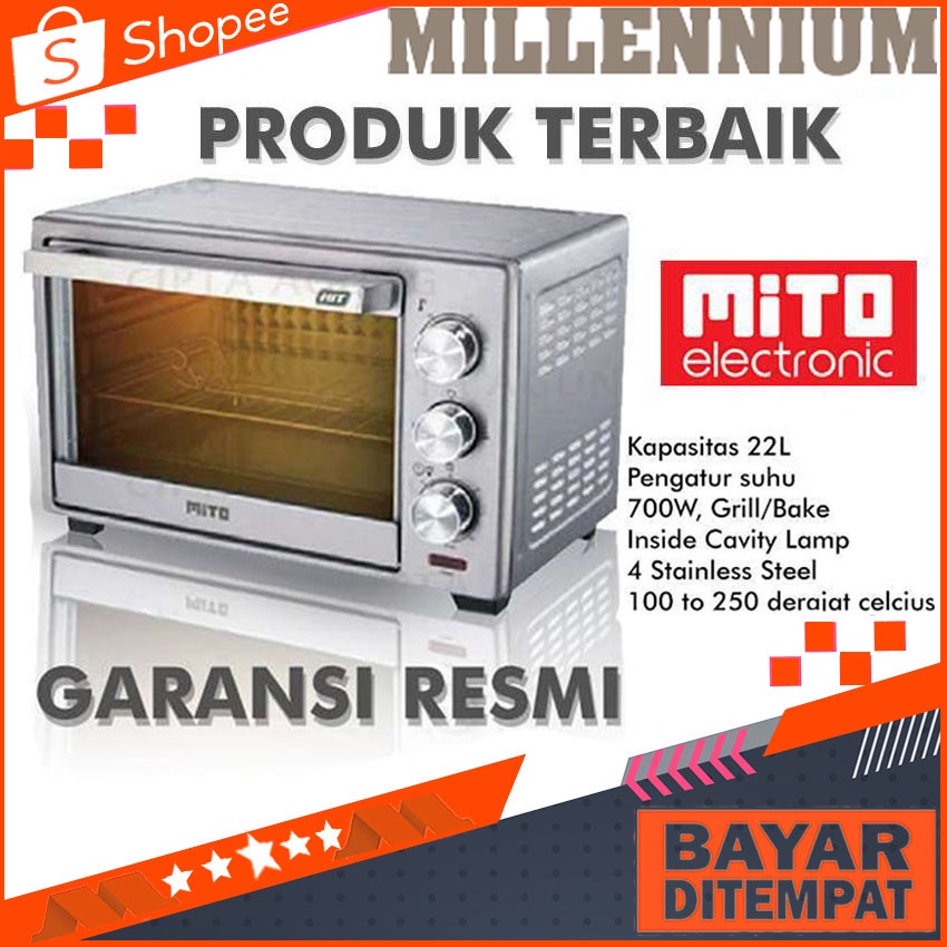 Oven Listrik MITO MO 777 Oven Listrik Kapasitas 22 Liter