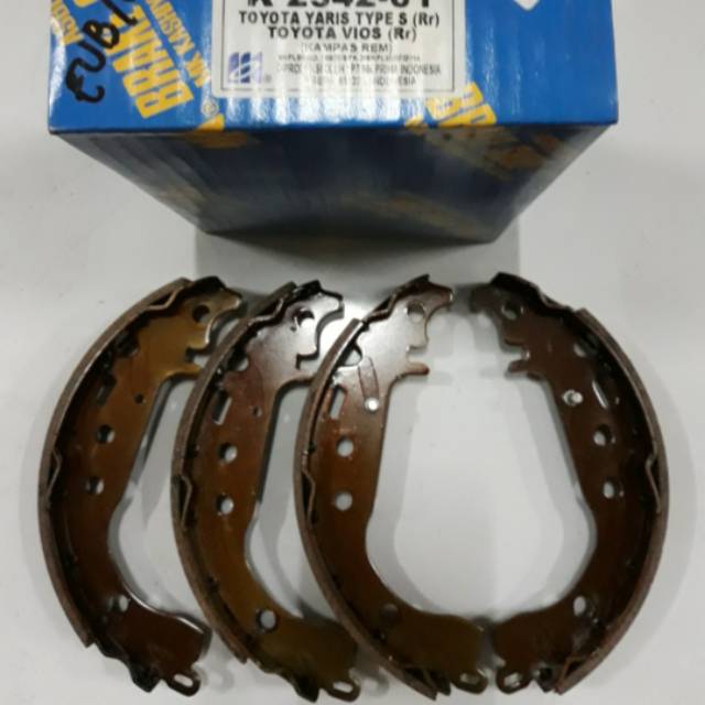 Kampas Rem Belakang Vios Limo Yaris S MK Kashiyama Japan