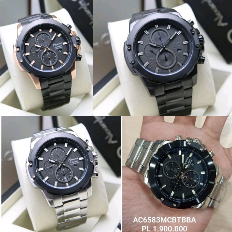 JAM TANGAN PRIA ALEXANDRE CHRISTIE AC6583 | AC 6583 RANTAI ORIGINAL