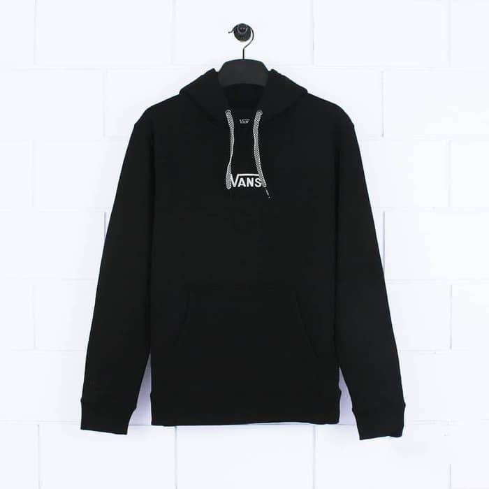 Hoodie Vans Logo Black 100% Original 