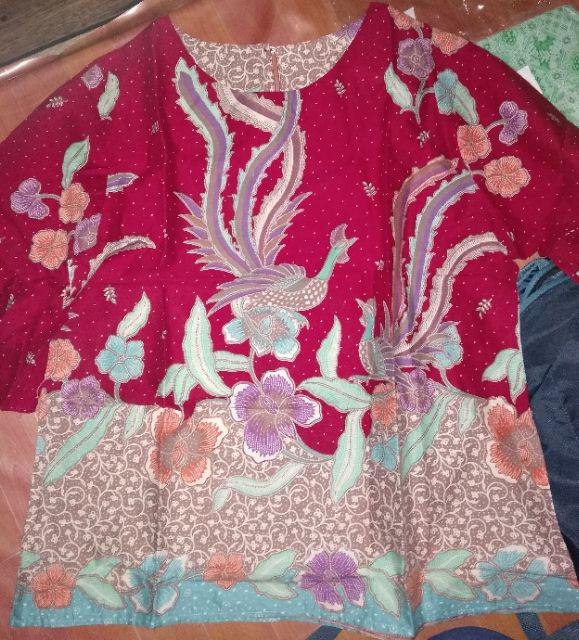 Batik Couple / Atasan Batik Wanita / Seragam Batik Kantor / Atasan Batik Jumbo - Masie / Gaston