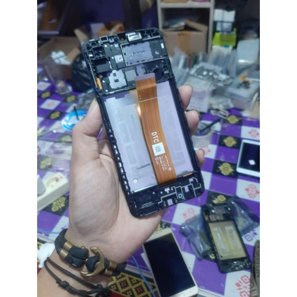 Lcd Samsung A12 Ori copotan