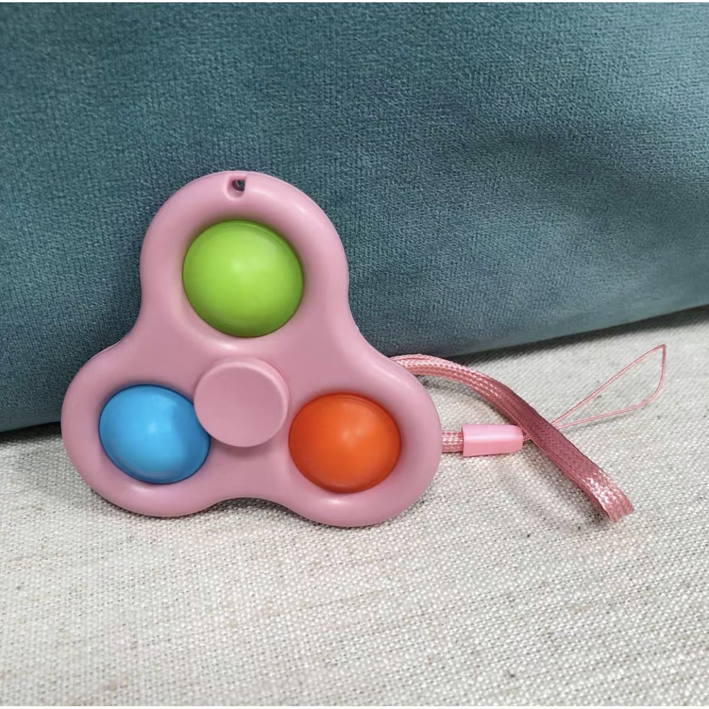 Mainan Pop it Fidget Spinner pop it push viral Fingertip Spinner-3