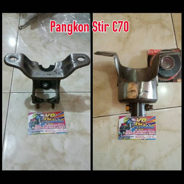 Pangkon Dudukan Stang C70 dudukan stang C70 super tebal pnp grand/Supra