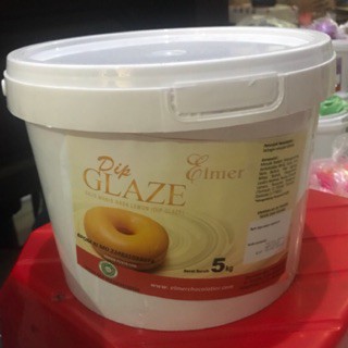 Topping Elmer Dip Glaze - Topping Donat Lemon 5kg - Gosend Only