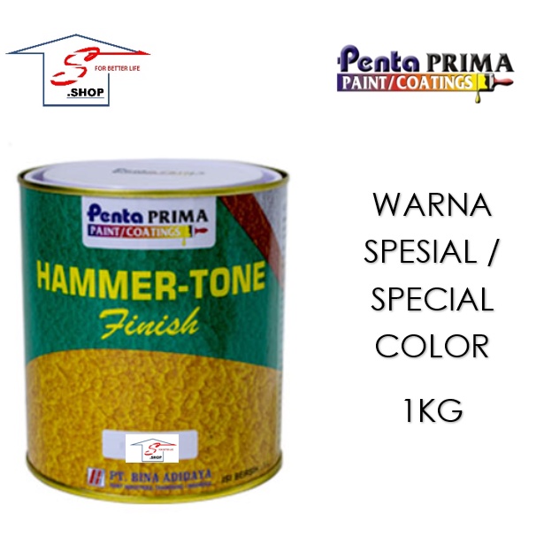 

Cat Besi Corak Marmer / Cat Penta Hammertone Warna Spesial 1 Kg