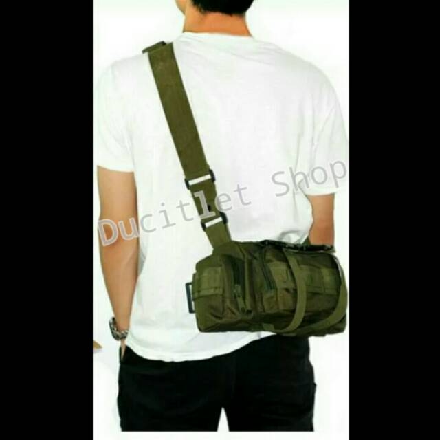 Tas Selempang Army Tactical Import