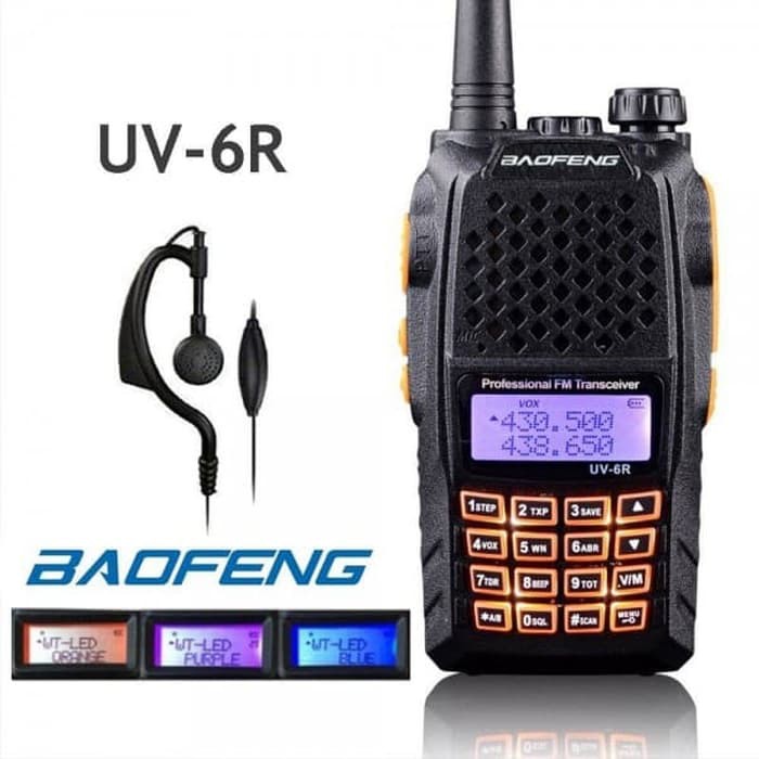 Handy Talkie POFUNG UV 6R UV6R UPGRADE Dari UV5R Radio HT
