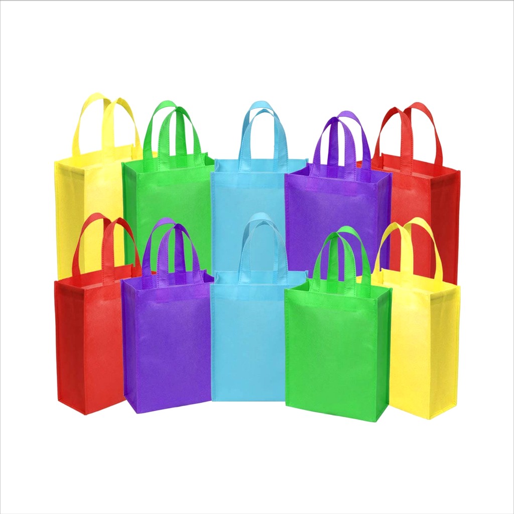 

Tas Kain Goodie Bag Spunbond Polos Dengan Handle 30 x 40 x 10 cm