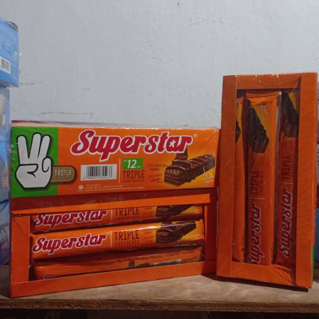 

Superstar Wafer Triple Chocolate (18 gr x 12 pc)