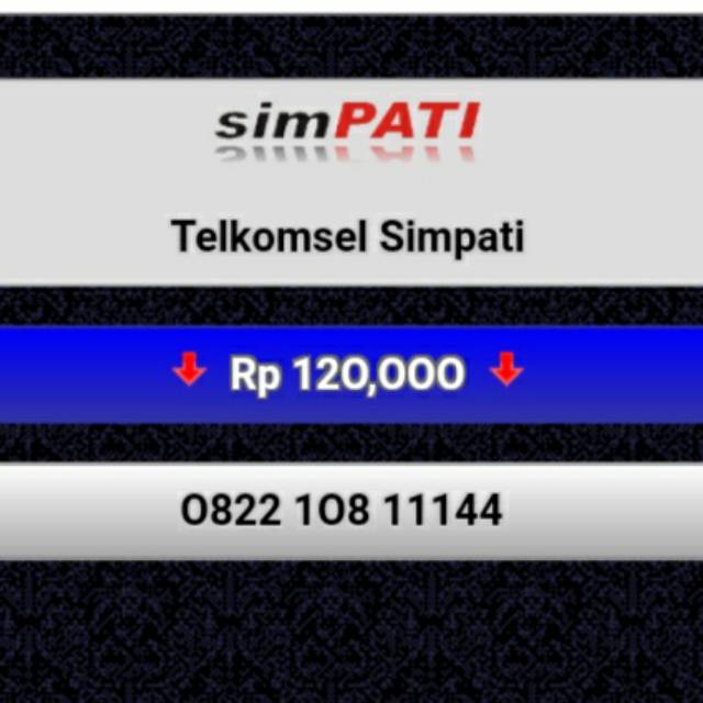 NOMOR CANTIK SIMPATI 0822 108 11144