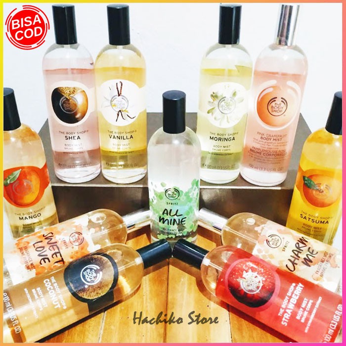 The Body Shop Body Mist - Fragrance Mist 100ml ORIGINAL