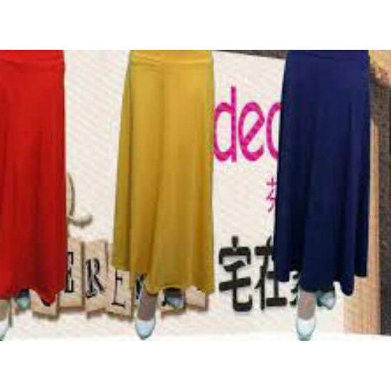 ➹ Rok Panjang Polos tersedia bahan spandek licin & spandek kaos ➩