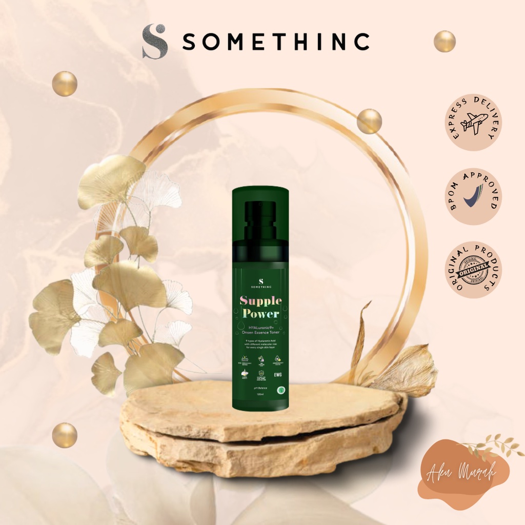 ✨ AKU MURAH ✨SOMETHINC SUPPLE POWER Hyaluronic9+ Onsen Essence Toner