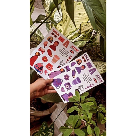 

Stiker Laptop/Buku/Kulkas