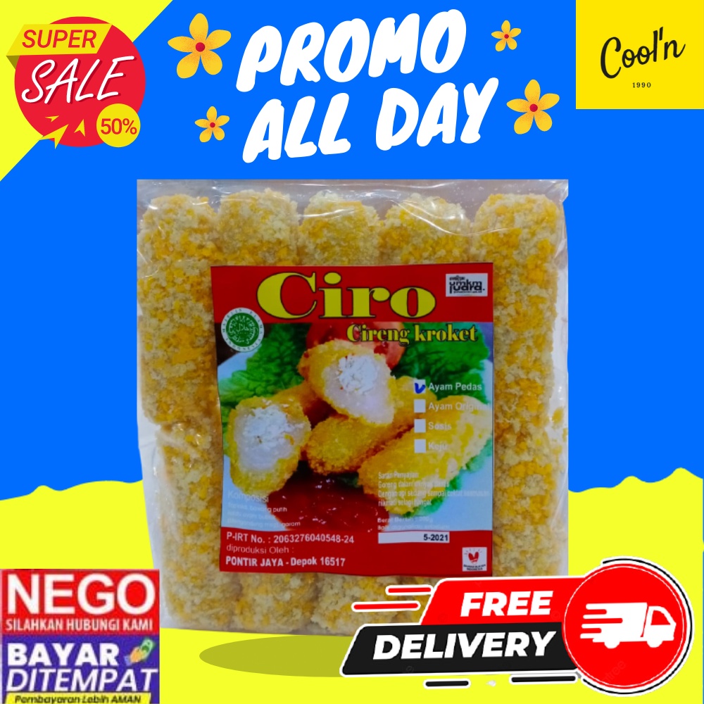 

FROZEN FOOD CIRENG KROKET isi AYAM 275gr gram ONCOM CIRENG ONCOM CIRENG ISI EMAK KEJU MURAH FROZEN KHARISMA BREXCELLE BANDUNG MURAH KRIBO SEMARANG KARISMA FROZEN FOOD MAKANAN RINGAN JAJAN JAJANAN MURAH SNACK HAMPERS COWOK ULANG TAHUN NATAL BAYI PERNIKAHAN