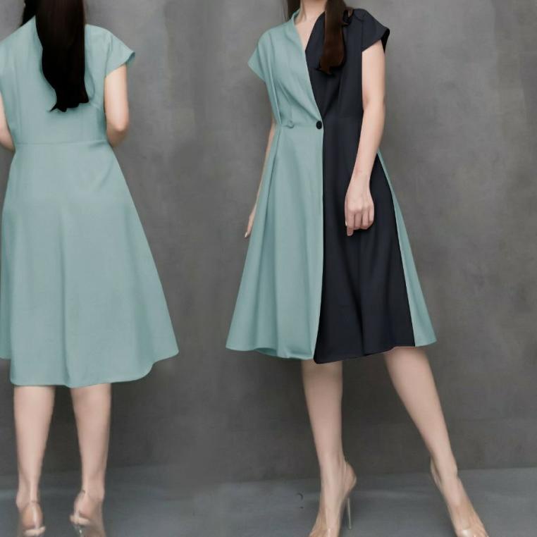 ⭐⌊F͓̽lash Sale12.12⌉⚡ Baju Dress Pesta Natal Imlek Wanita Dewasa Murah Kekinian Terbaru 2021  /Dress