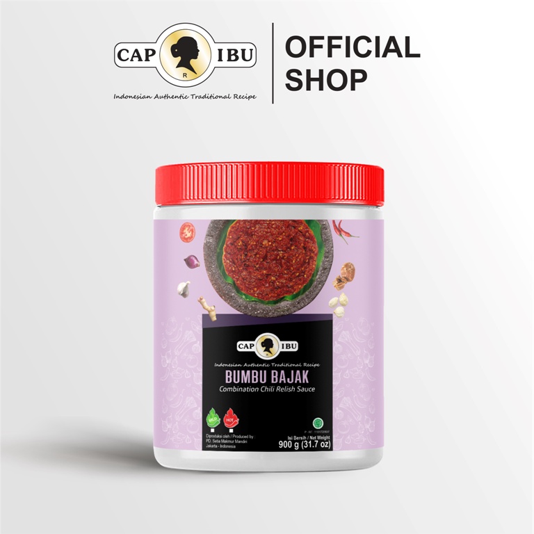 CAP IBU Sambal Bajak Kemasan Pot