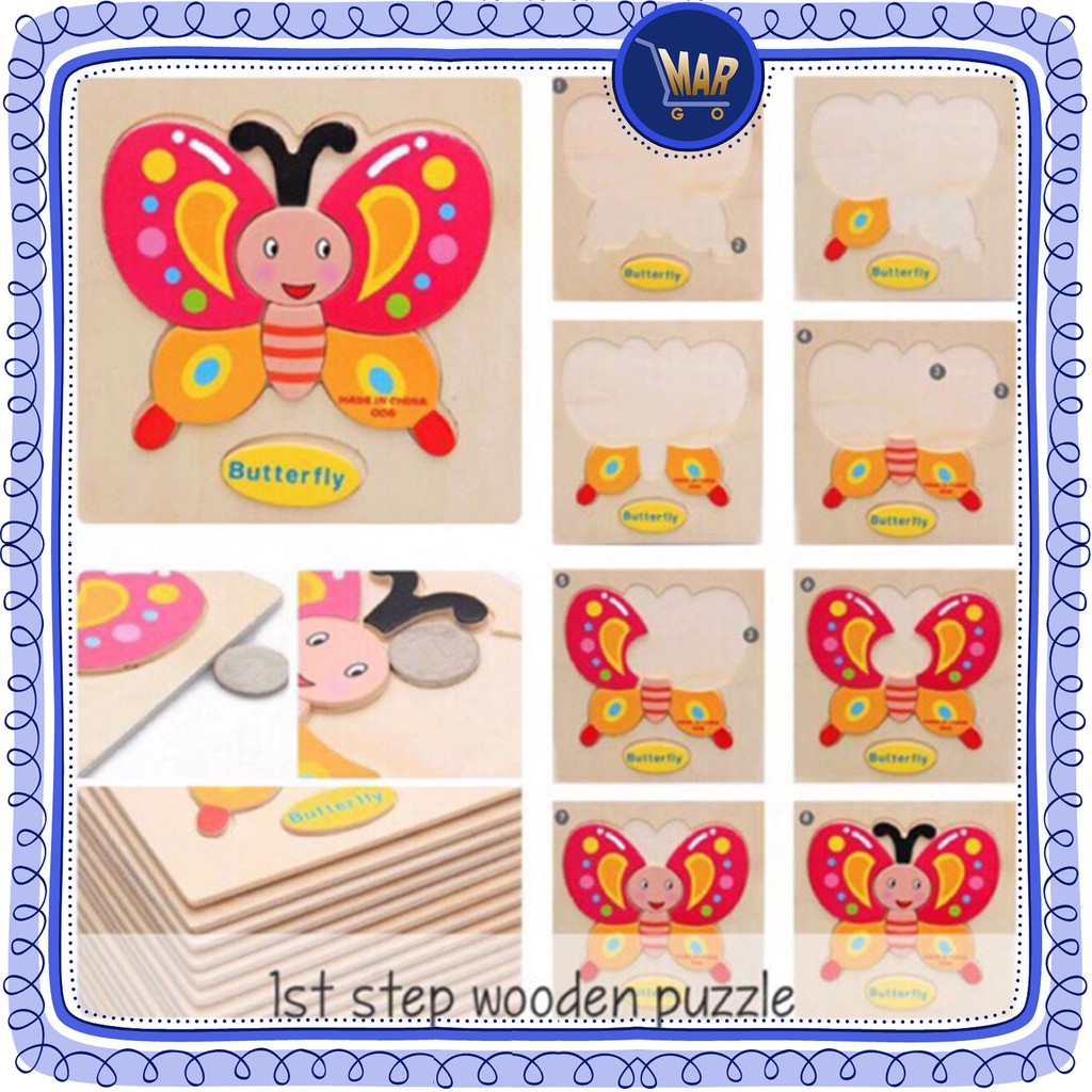 Puzzle Kayu Anak Mainan Edukasi Anak Puzzle Mainan Anak