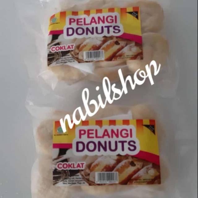 

DONUTS PELANGI isi coklat