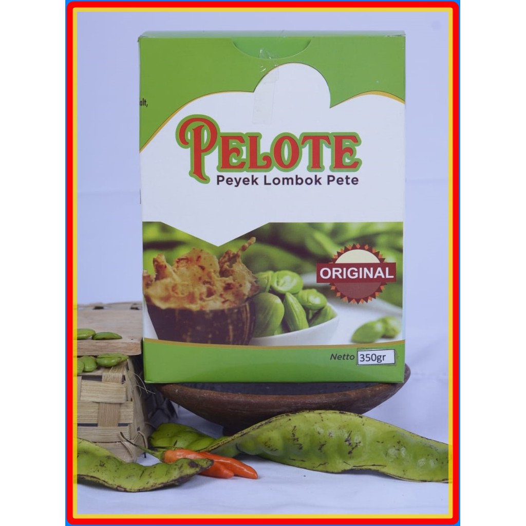 

Pelote Eksklusif Large 350g - Peyek Lombok Pete, Camilan Tradisional Khas Purworejo | Arona Food