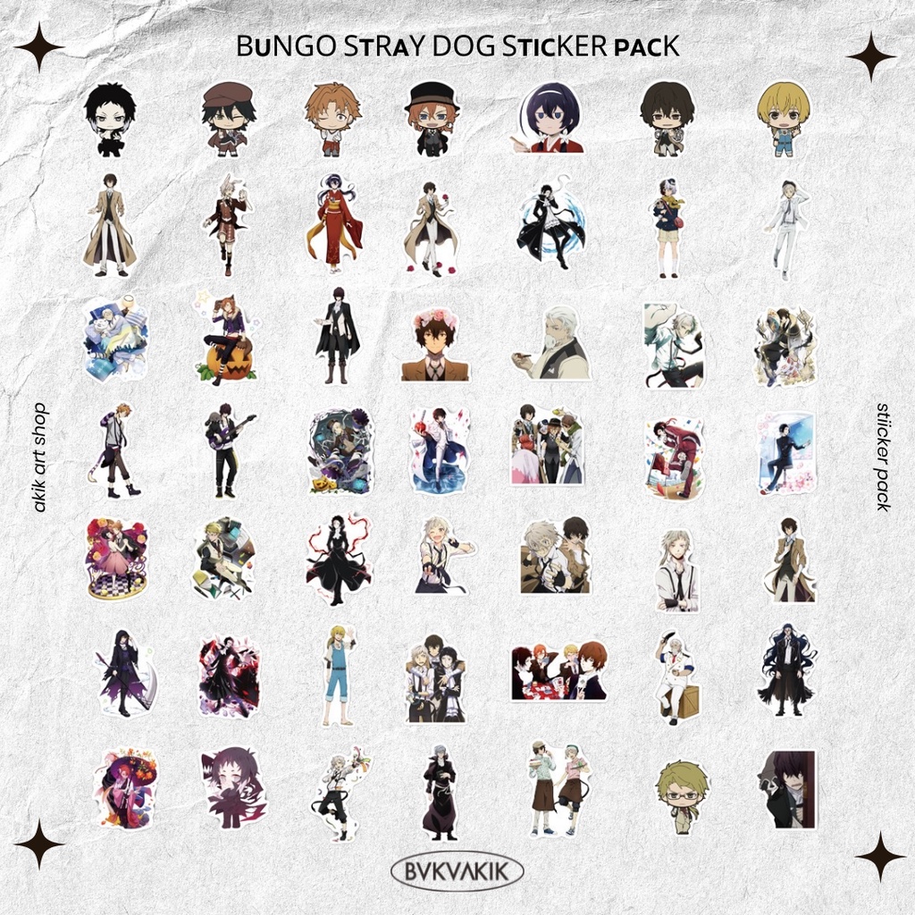 Bungo Stray Dog Sticker Pack