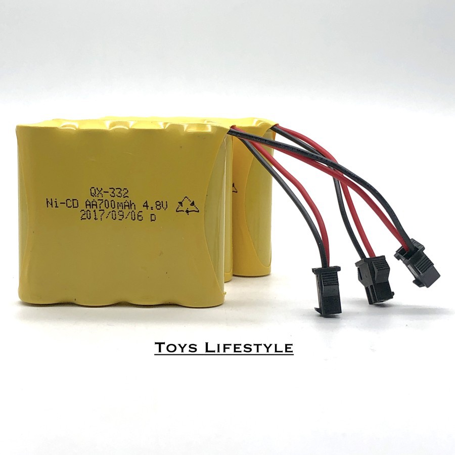 Baterai Battery Charge Remote Control R/C 4.8V 700 mAh dgn Connector