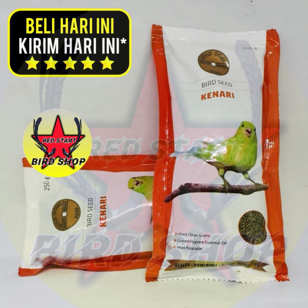 GOLD COIN CANARY SPECIAL BLEND MAKANAN HARIAN BURUNG KENARI BIJI MILET GACOR FIGHTER