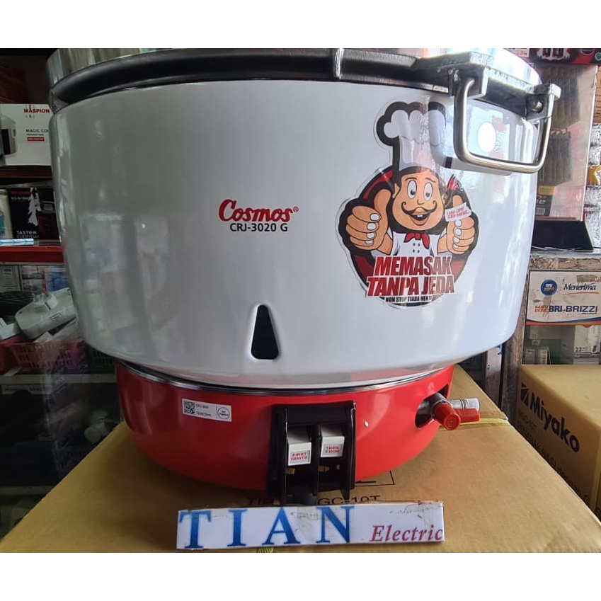 COSMOS CRJ-3020G Gas Rice Cooker 20 Liter