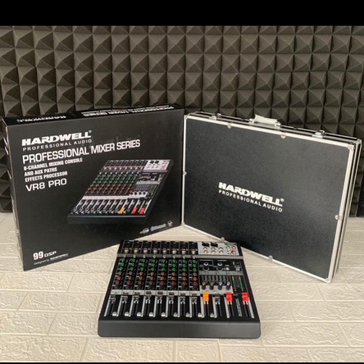 Mixer Audio Hardwell VR 8 PRO / VR8PRO / VR8 PRO Original + Hardcase