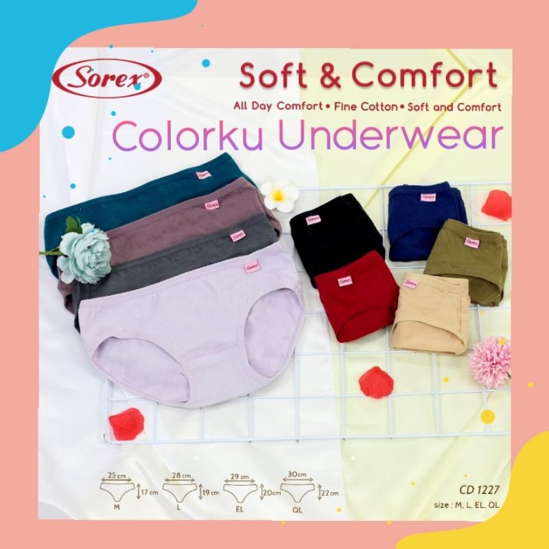 CELANA DALAM WANITA MODEL MINI SOREX 1227