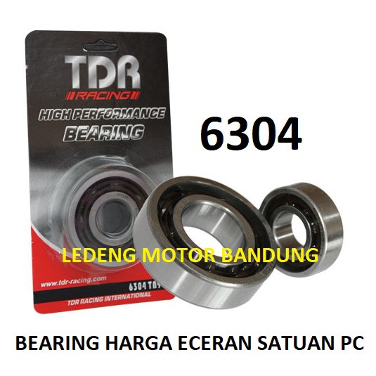 TDR Laher 6304 Fiber Racing Ball Bearing Kruk As Yamaha