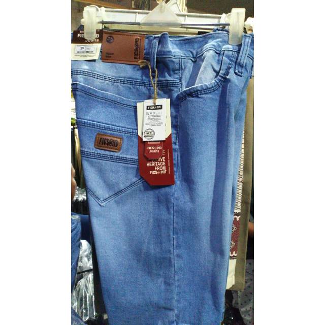 Celana Jeans Pendek Pria Jumbo Big Size 27-44 Jens Cowok Premium Hitam Navy Biru