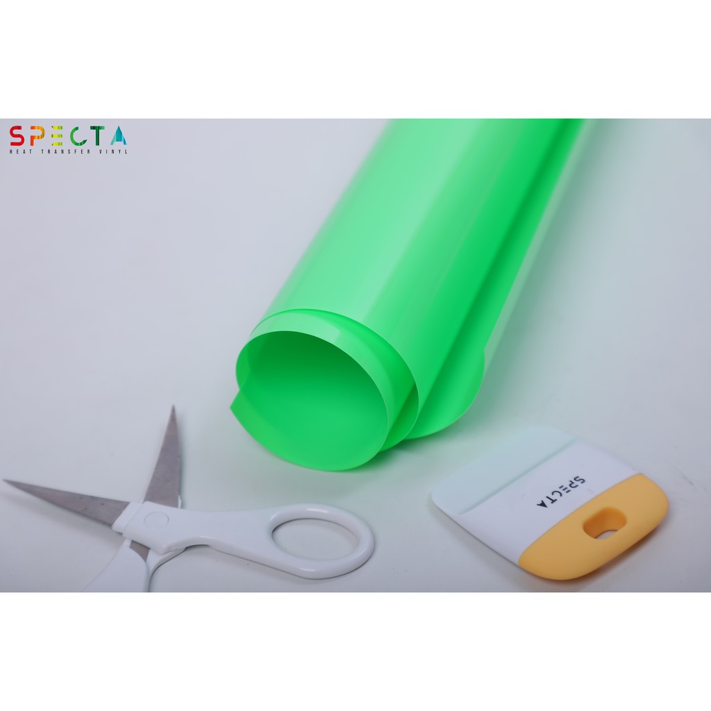 POLYFLEX KOREA SPECTAFLEX PU-08 PU HTV LIGHT GREEN - PU HTV HIJAU MUDA, 1 ROLL