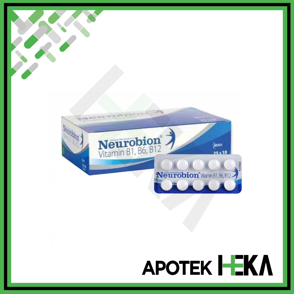 Neurobion Box Isi 25x10 Tablet - Suplemen Kesehatan Sistem Syaraf (SEMARANG)