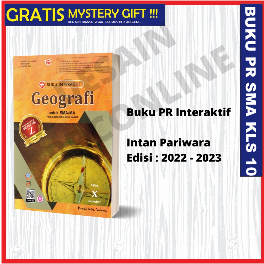 BUKU PR/LKS INTERAKTIF GEOGRAFI SMA KELAS 10 INTAN PARIWARA