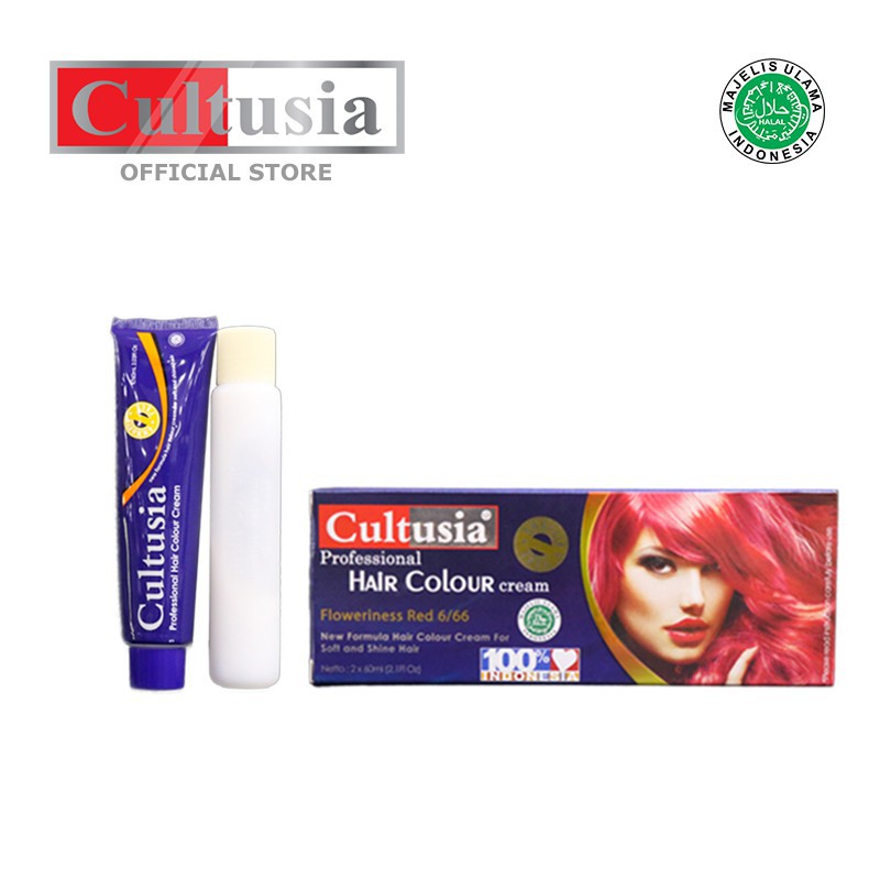 Cultusia Hair Color Flowrns Red 6 66 60 ML