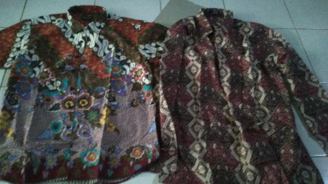 Odza Kemeja Batik Fashion Modern Pria Gaya Slim Fit Men Batik Solo Daumatlo