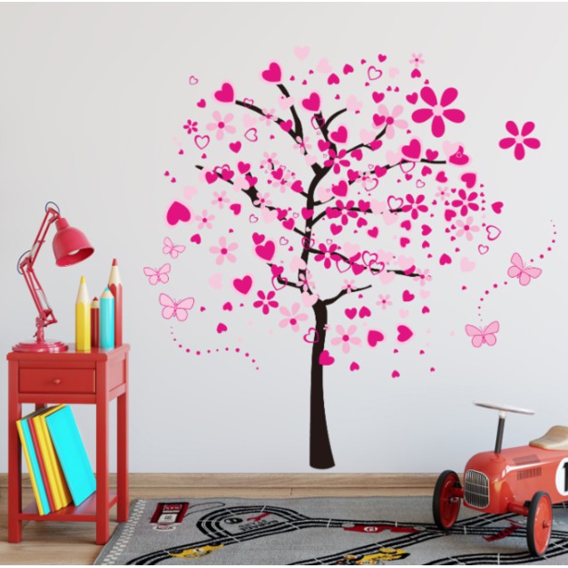 Dinding Stiker Transparan / Wall Sticker / (60x90cm x 2set) A04 TKM