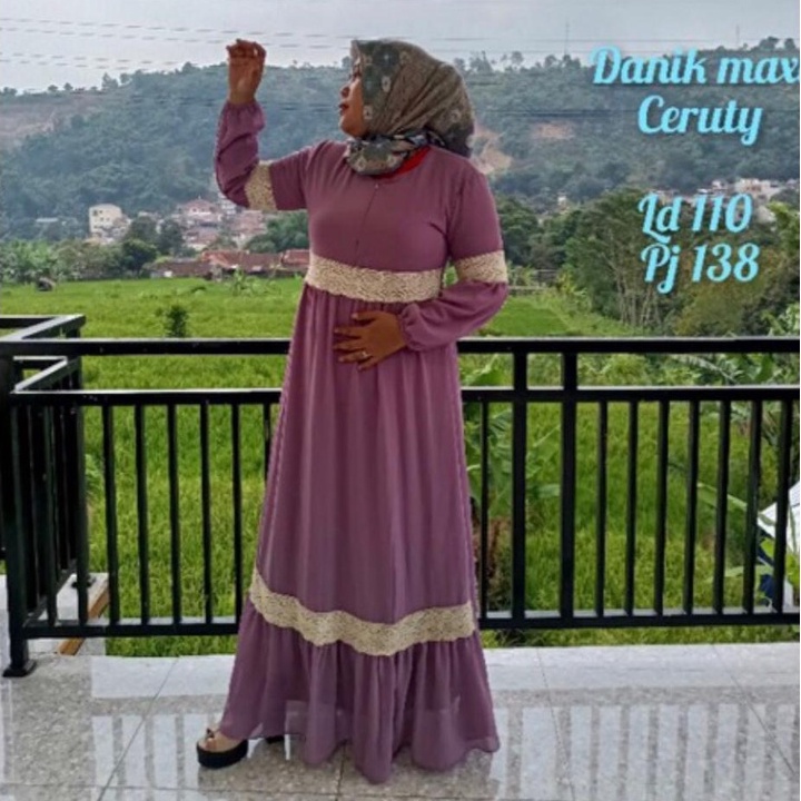 GAMIS DANIK MAXY DRESS  | GAMIS DRESS TERBARU | CERUTI BABYDOLL | KEKINIAN 2022 | GAMIS VIRAL 2022