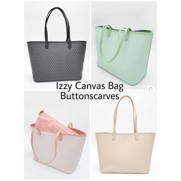 Izzy Canvas Bag Buttonscarves