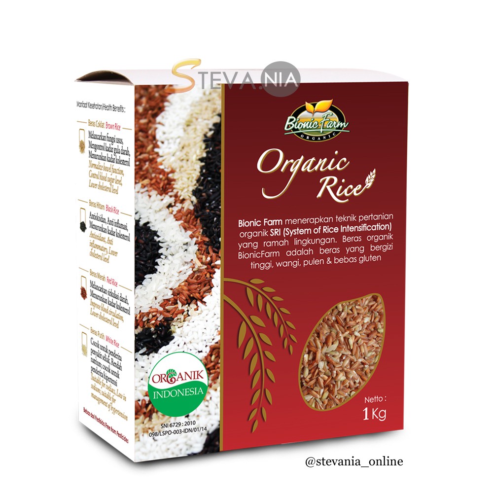 

Bionic Farm Beras Merah Organic 1kg