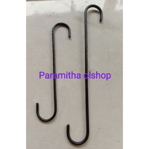 Hook S letter panjang besi beton