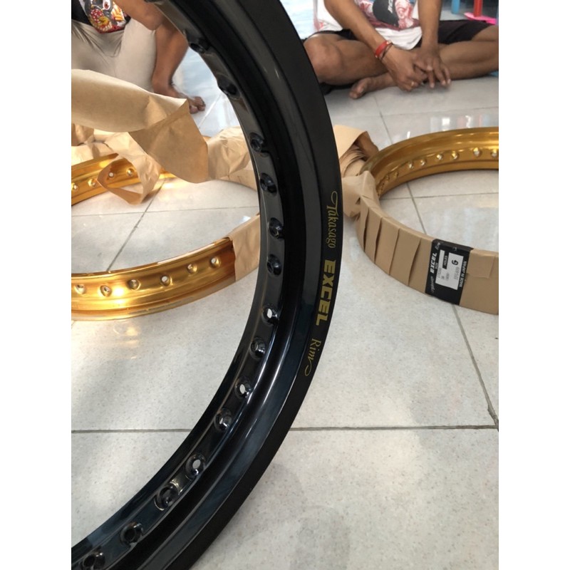 velg TAKASAGO EXCEL RIM JAPAN ring 17 hitam ukuran 250