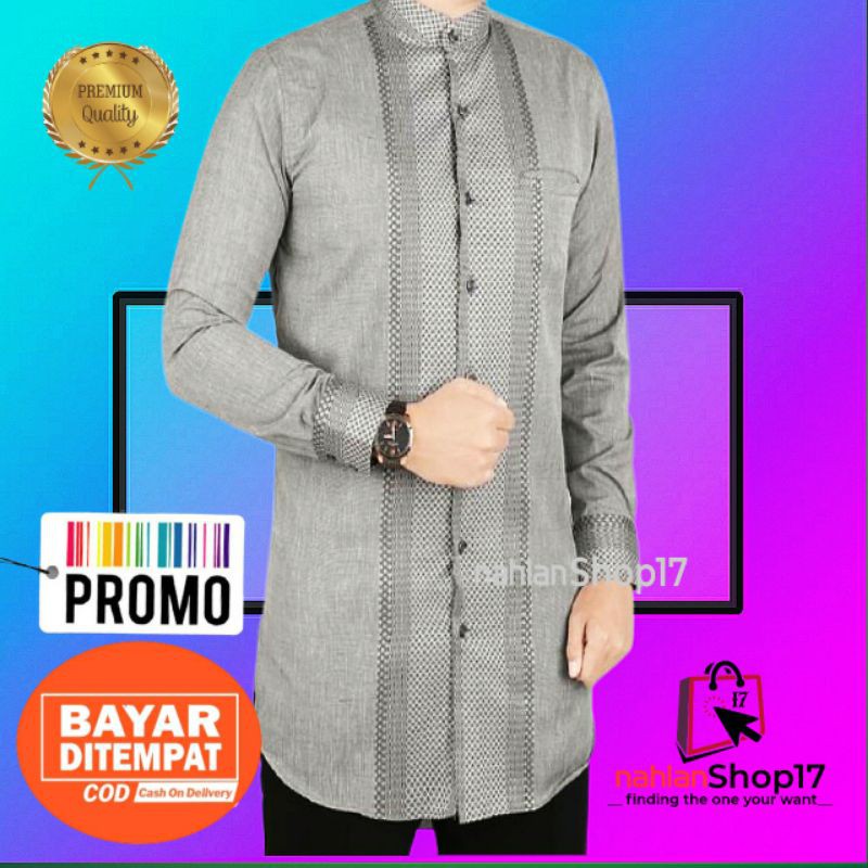 BAJU KOKO PRIA PAKISTAN SULTAN / BAJU KOKO PRIA LENGAN PANJANG QURTA PAKISTAN TERBARU TERLARIS NHL