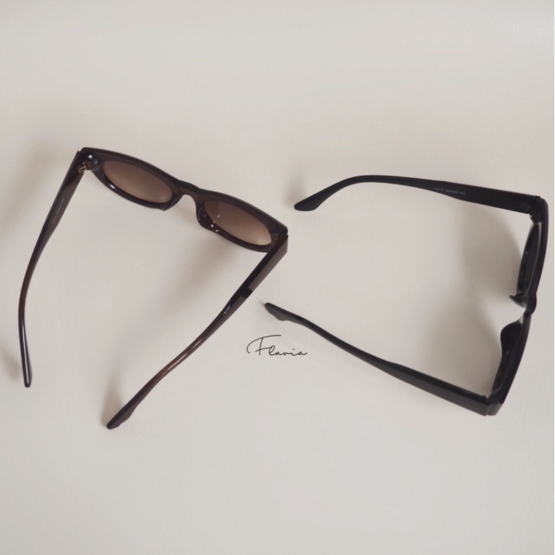 Flavia Eyewear - Kacamata Hitam Oslo Oval Acetat Anti UV 400